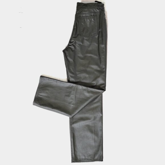 Vintage New W/ Tags NINE WEST Leather Size L/ 12 black - Picture 9 of 11